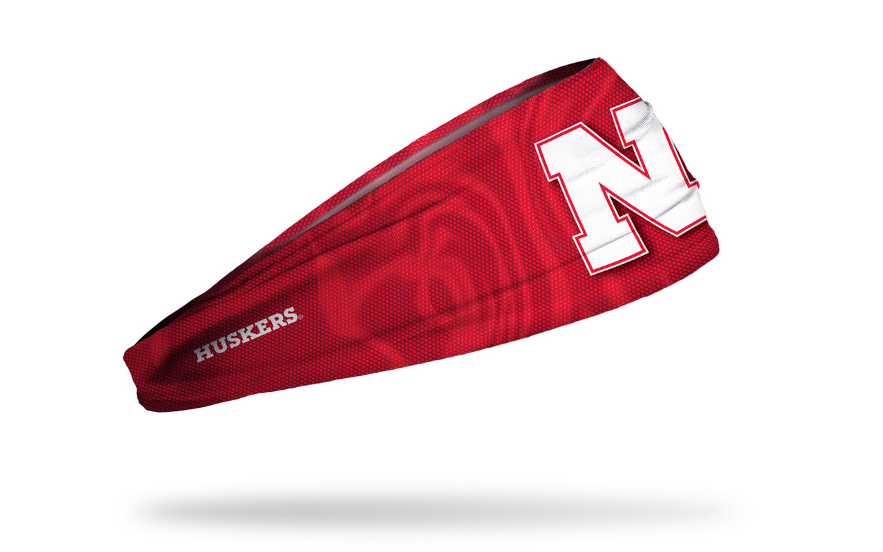University of Nebraska: Jersey Logo Red Headband - View 2