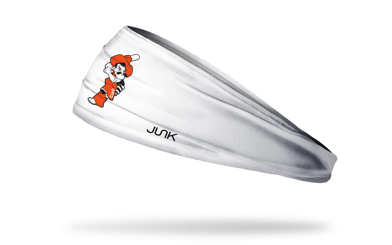 Oklahoma State University: Swingin' Pete White Big Bang Lite Headband - View 1