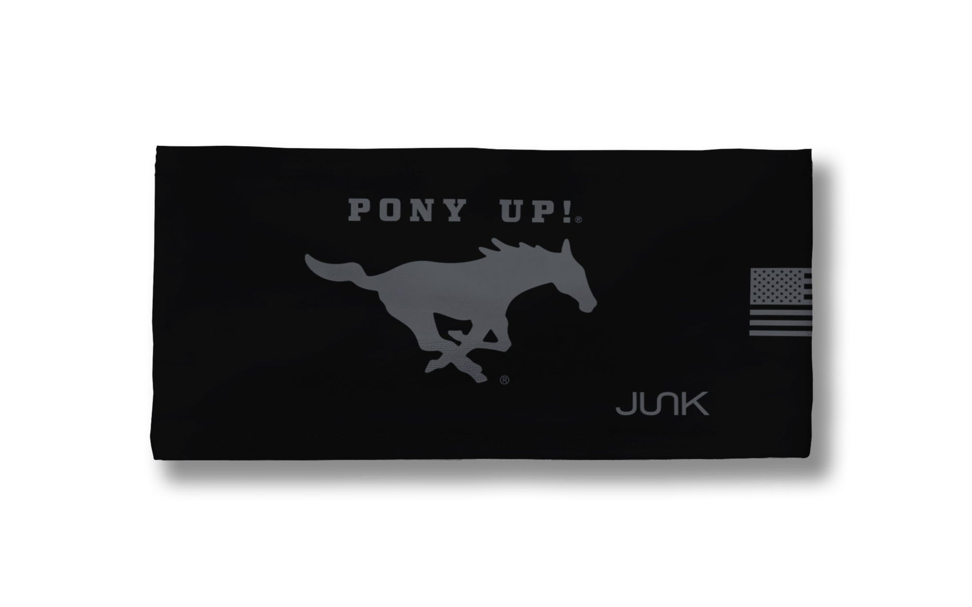 Southern Methodist University: Black Out Big Bang Lite Headband - View 3