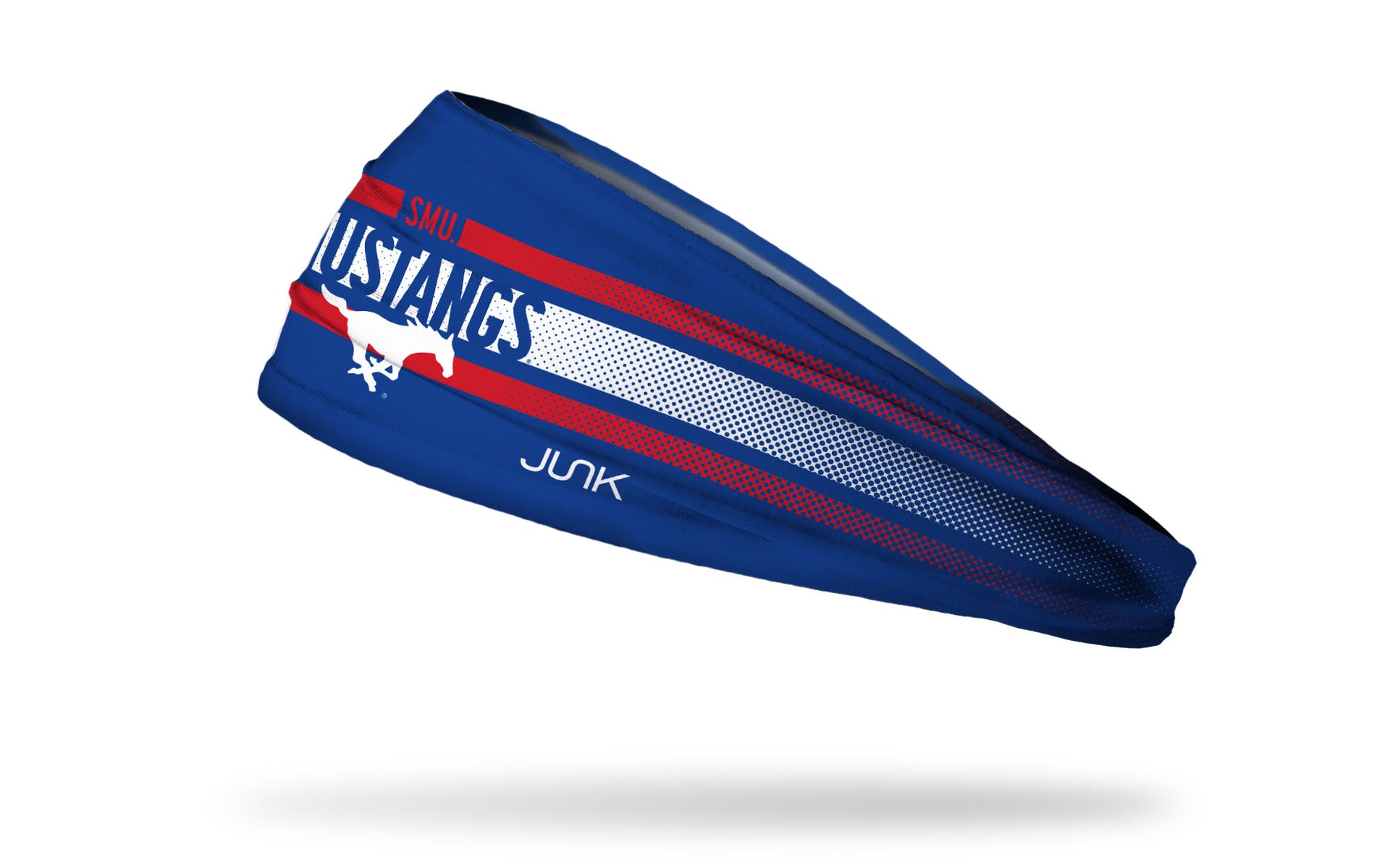 Southern Methodist University: Faded Stripe Big Bang Lite Headband - View 1