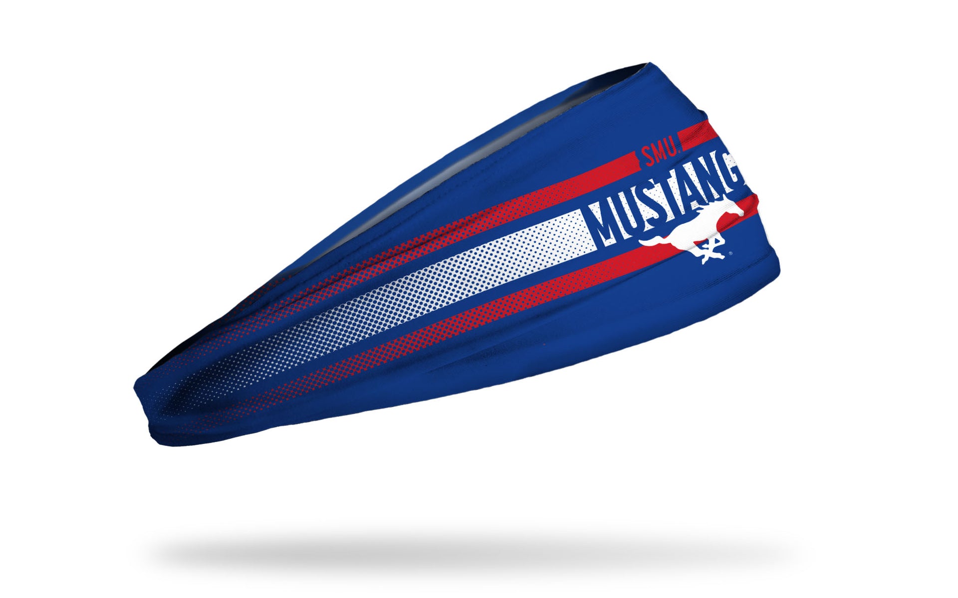 Southern Methodist University: Faded Stripe Big Bang Lite Headband - View 2