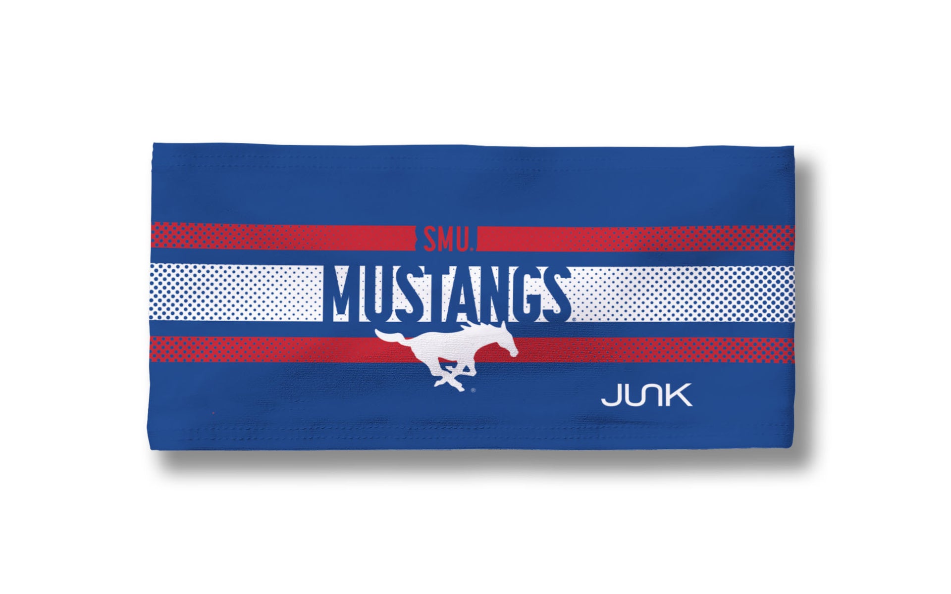 Southern Methodist University: Faded Stripe Big Bang Lite Headband - View 3