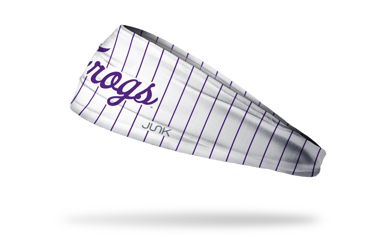 TCU: Frogs Script Pinstripe Headband - View 1