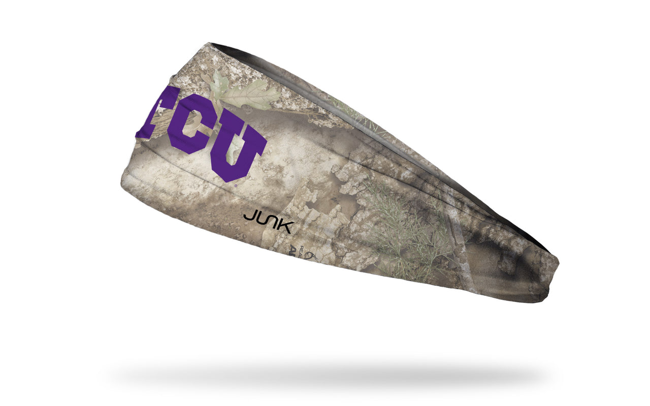 Texas Christian University: Realtree Faded APX Big Bang Lite Headband - View 1