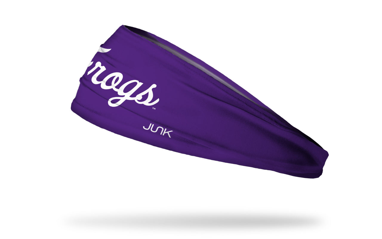 TCU: Script Purple Headband - View 1