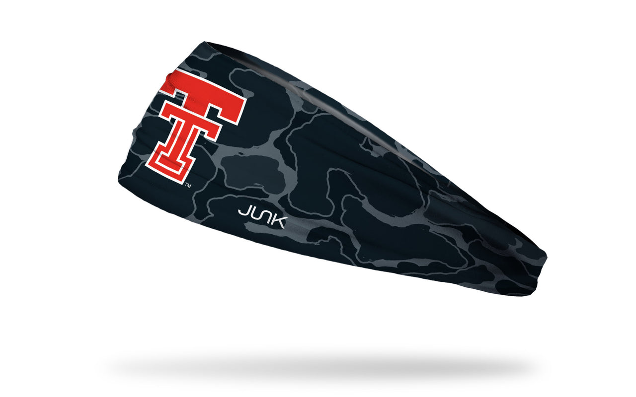 Texas Tech University: Camo Black Big Bang Lite Headband - View 1