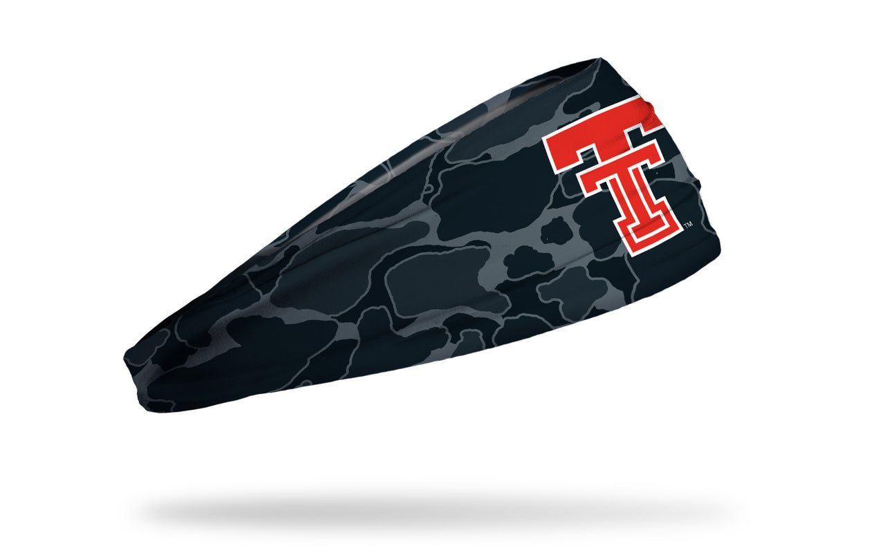 Texas Tech University: Camo Black Big Bang Lite Headband - View 2