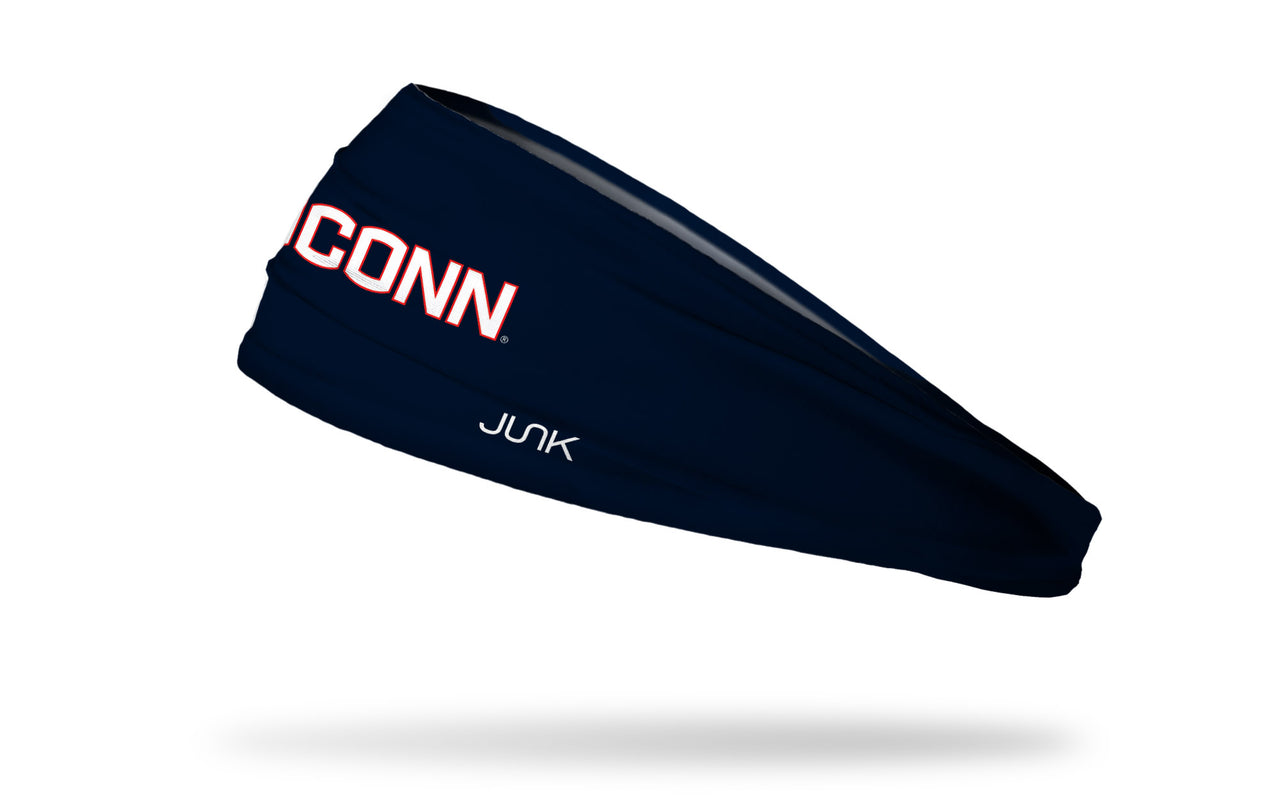 University of Connecticut: Navy Logo Headband - View 1
