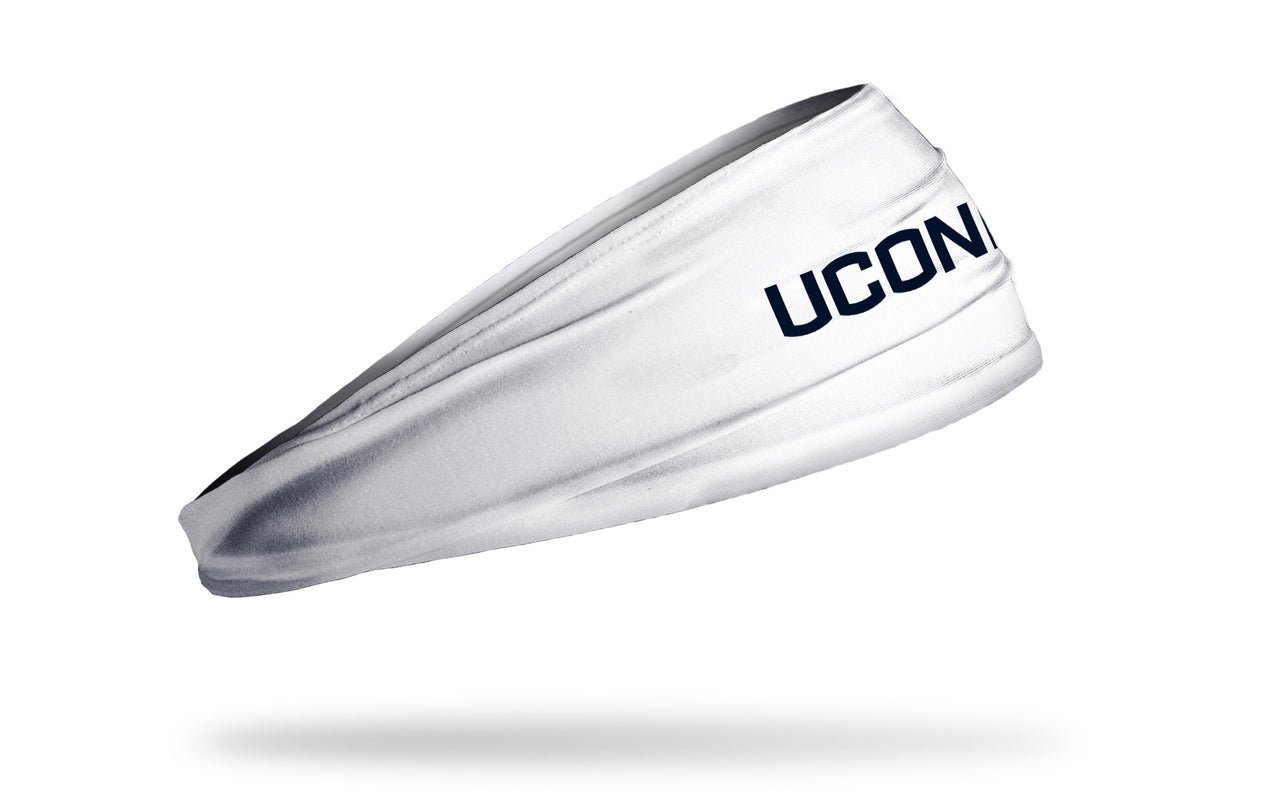 University of Connecticut: White Logo Headband - View 2