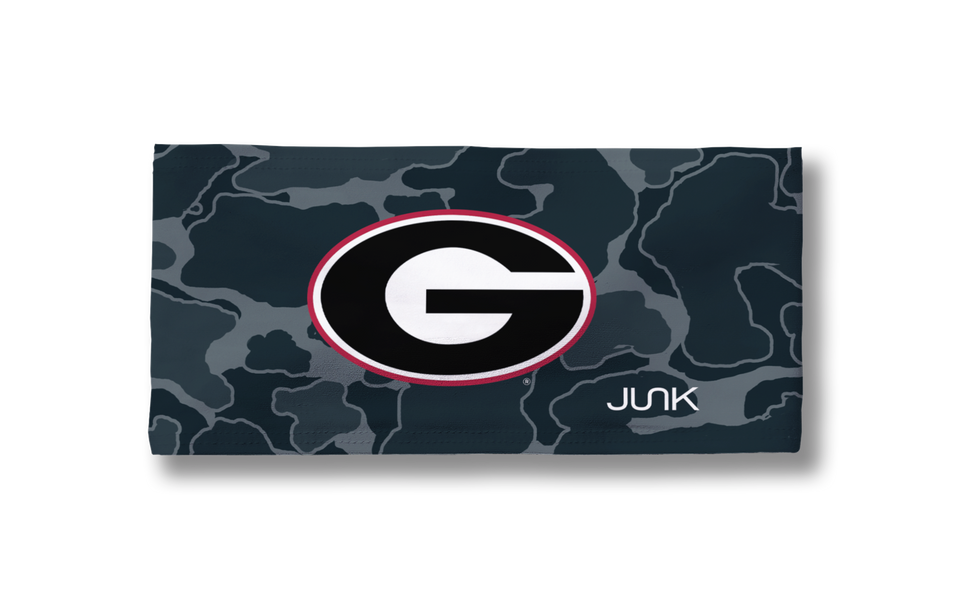 King Bow UGA Hard Wrapped Headband