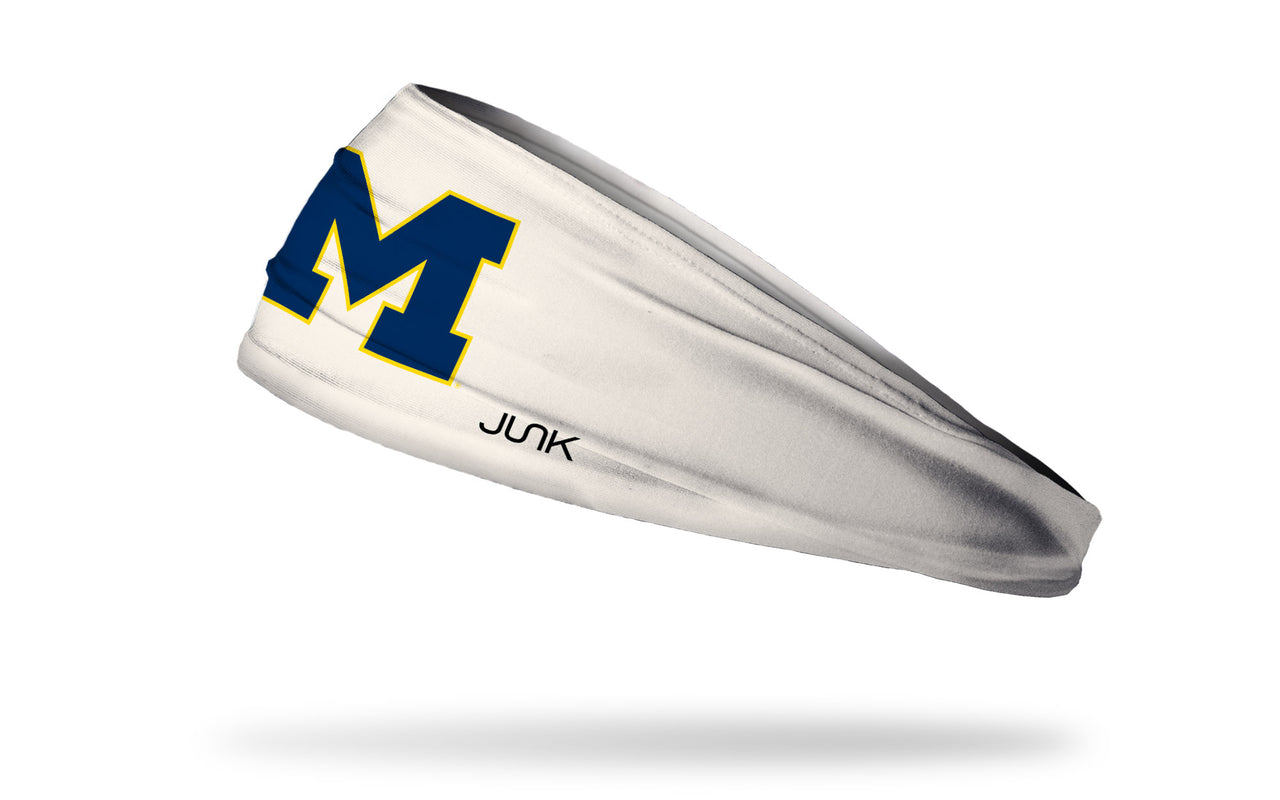 University of Michigan: Cream Big Bang Lite Headband - View 1