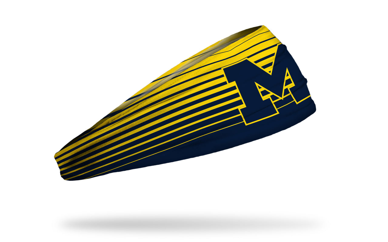 University of Michigan: Gradient Stripe Big Bang Lite Headband - View 2