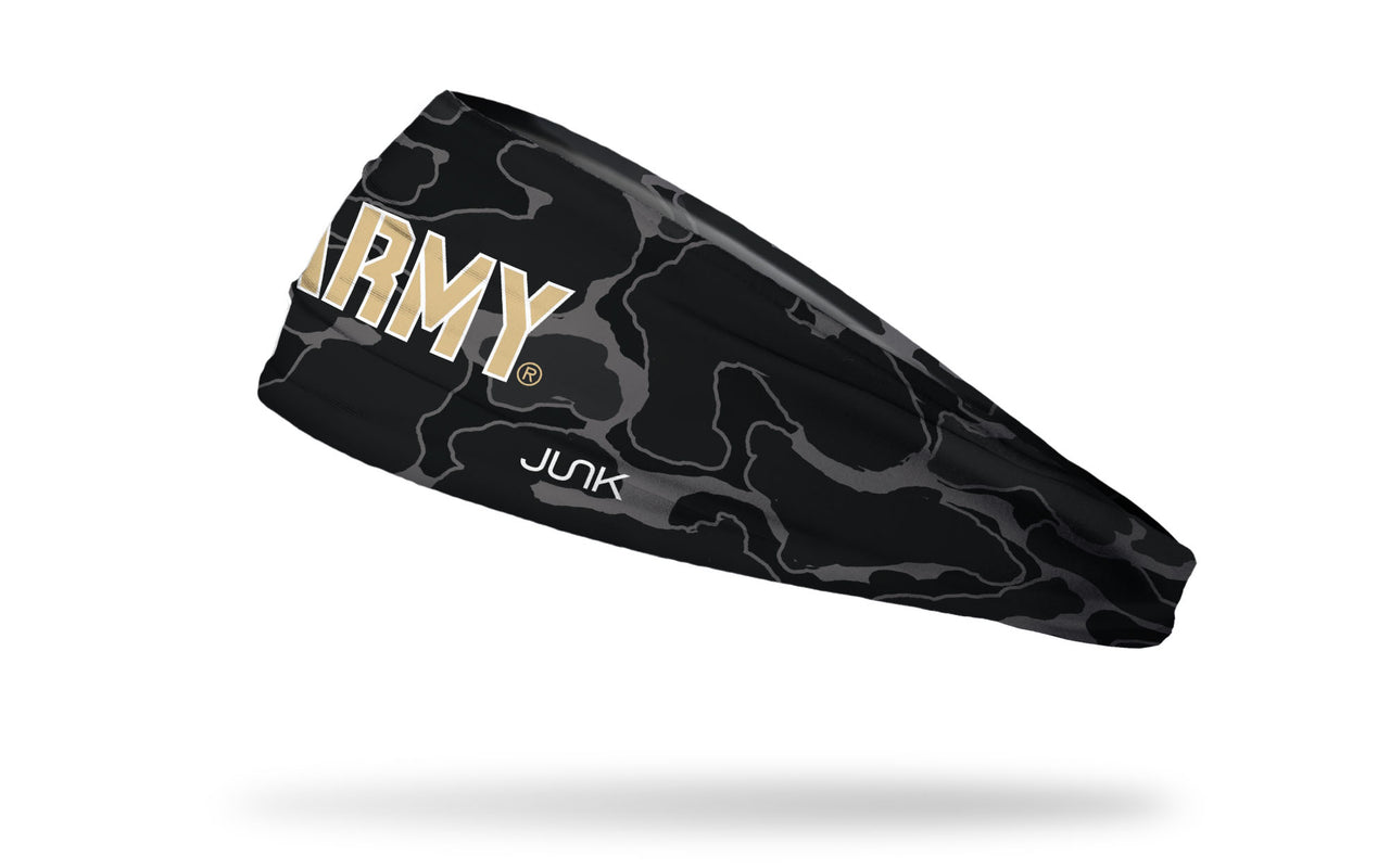 Army Black Knights: Camo Black Big Bang Lite Headband - View 1