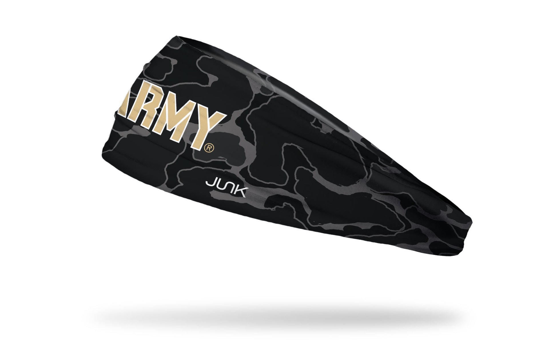 Army Black Knights: Camo Black Big Bang Lite Headband - View 1