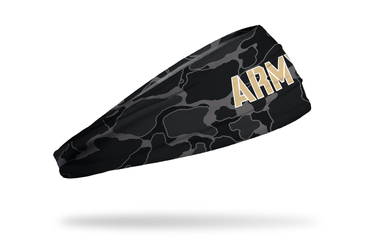 Army Black Knights: Camo Black Big Bang Lite Headband - View 2