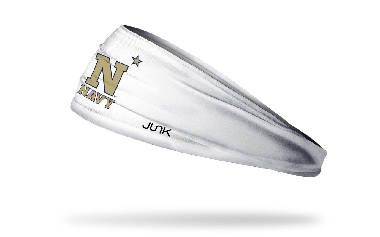 Navy Midshipmen: White Big Bang Lite Headband - View 1