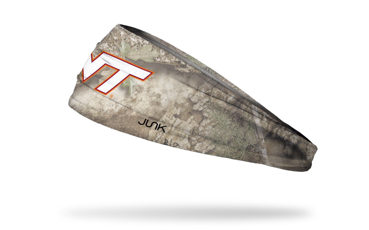 Virginia Tech University: Realtree Faded APX Big Bang Lite Headband - View 1
