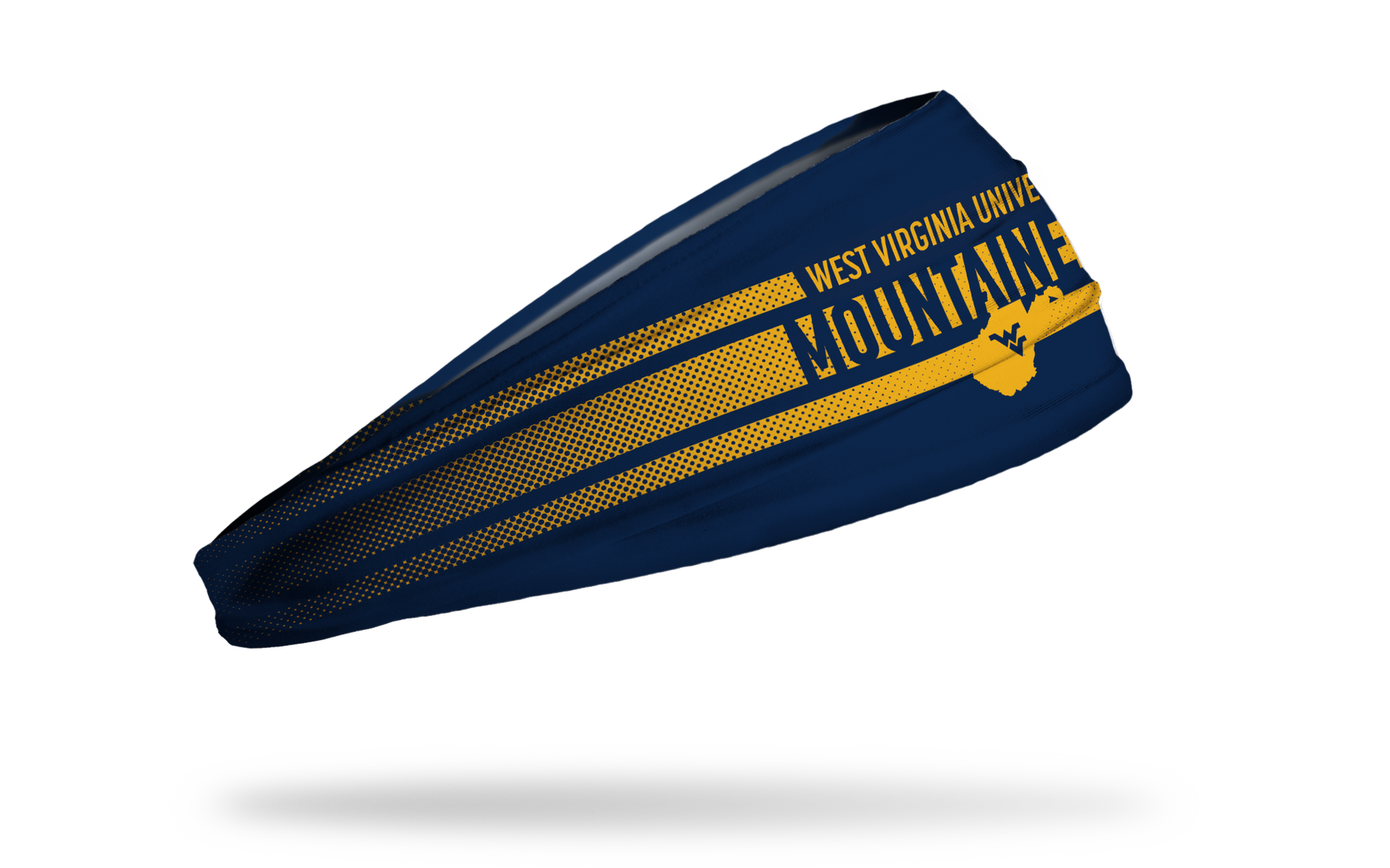 West Virginia University: Faded Stripe Big Bang Lite Headband - View 2