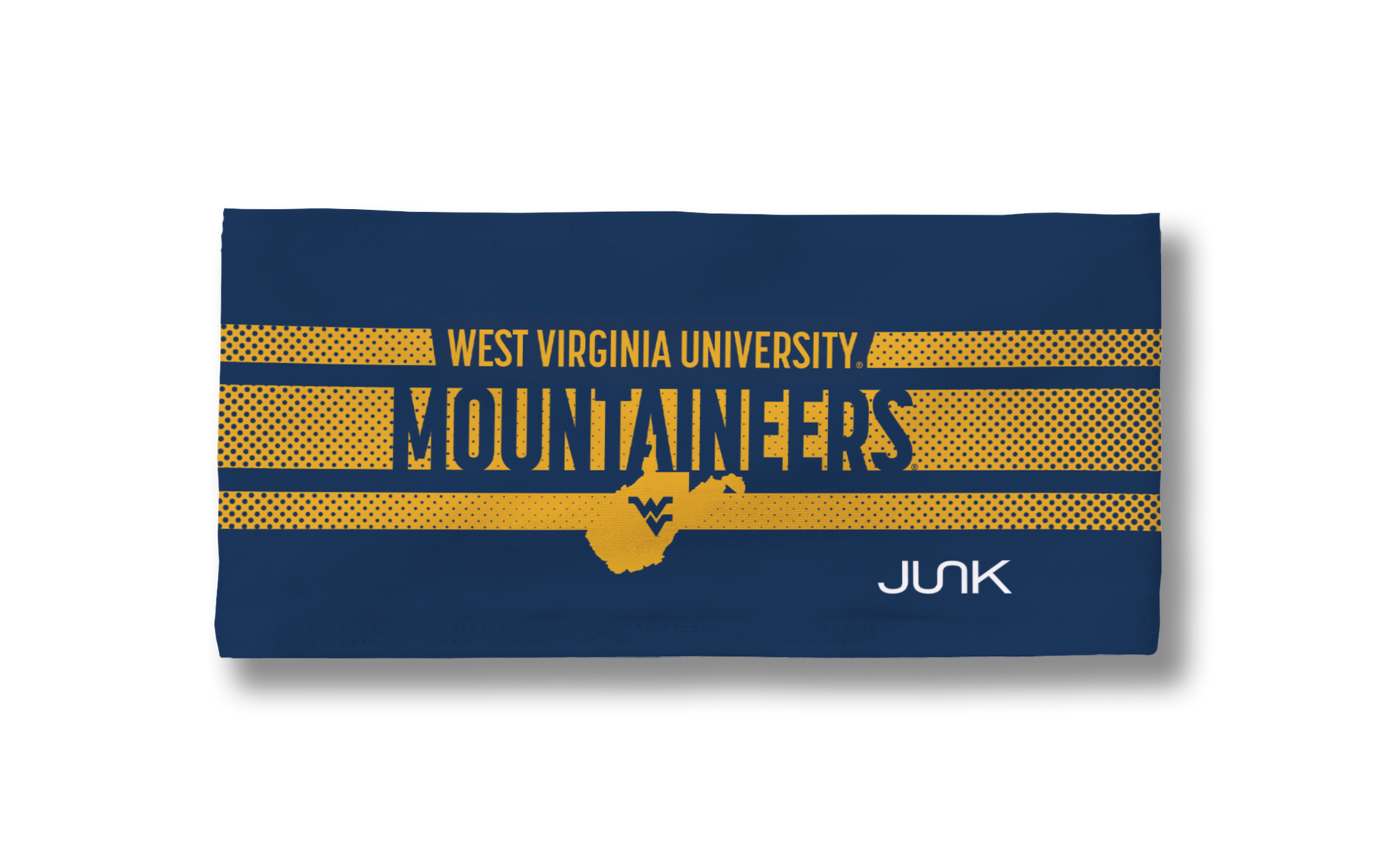 West Virginia University: Faded Stripe Big Bang Lite Headband - View 3