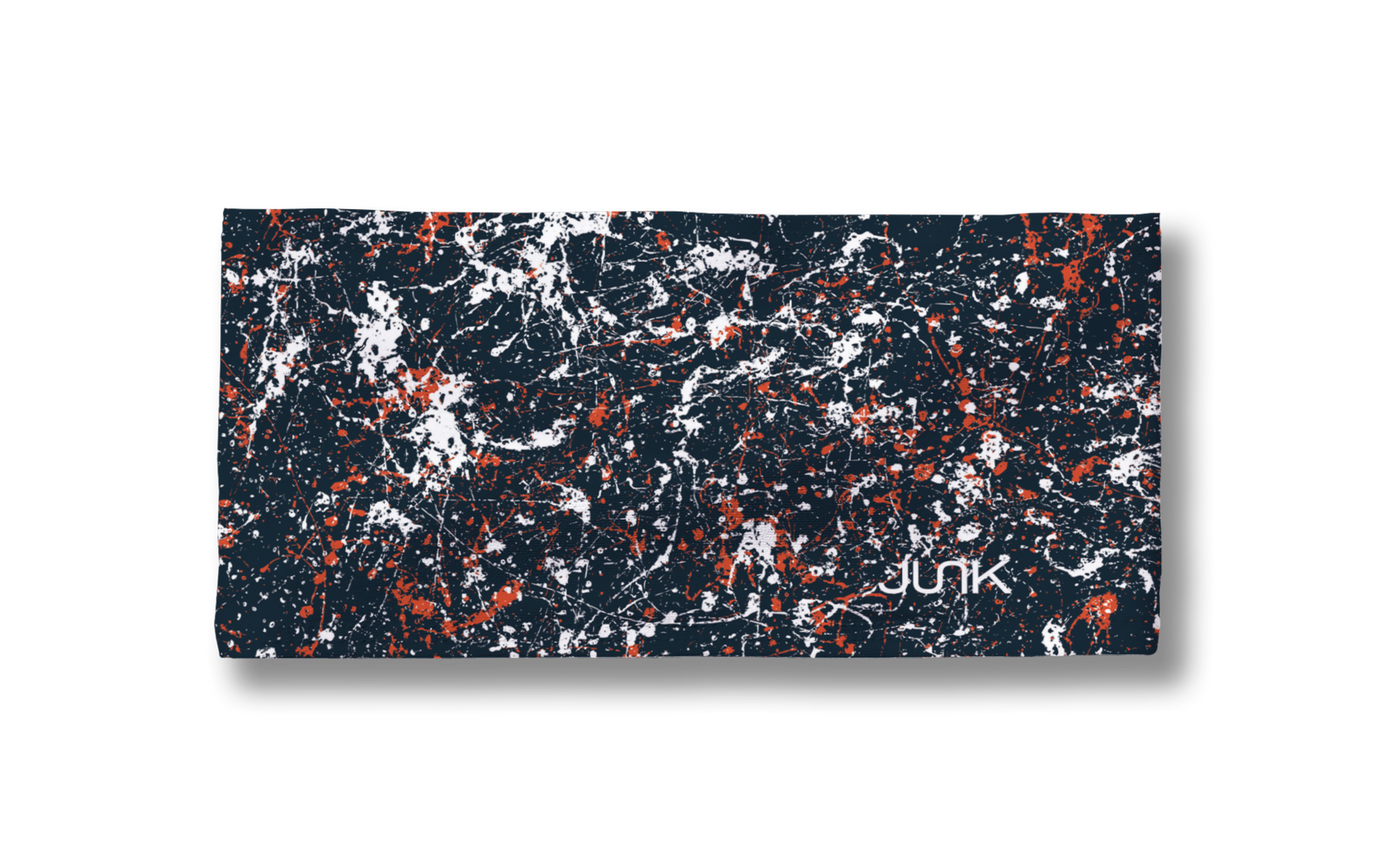 Navy Burnt Orange Splatter Big Bang Lite Headband - View 3