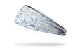 Blue Silver White Splatter Big Bang Lite Headband - View 1