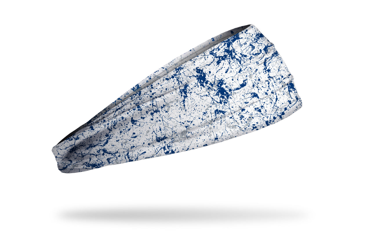 Speed Blue White Splatter Big Bang Lite Headband - View 2