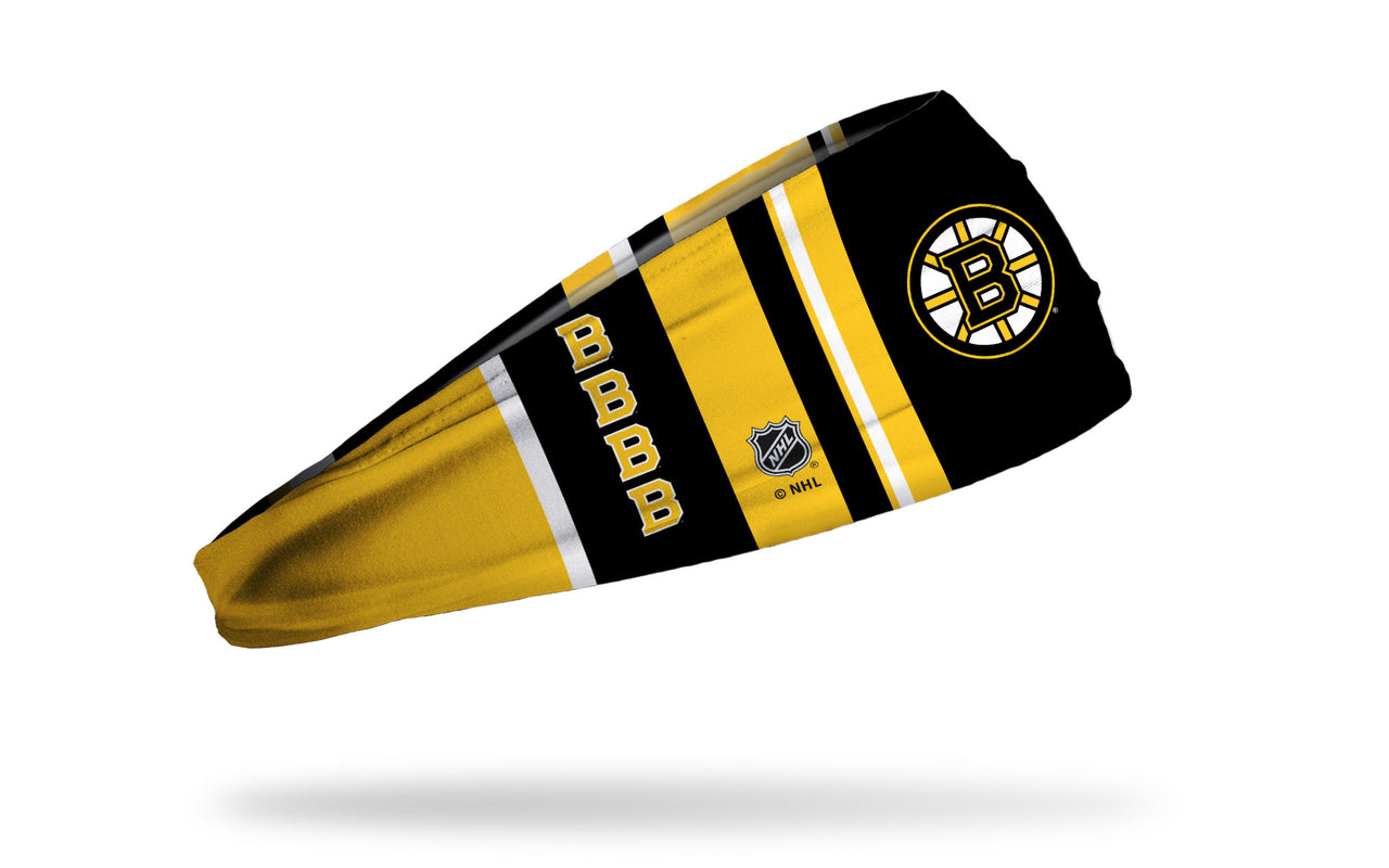 Boston Bruins: Bar Down Big Bang Lite Headband - View 2