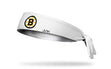 Boston Bruins: Logo White Flex Tie Headband - View 1