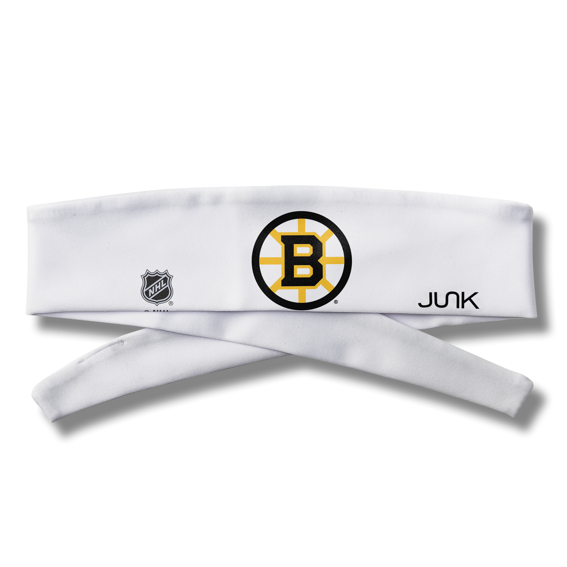 Boston Bruins: Logo White Flex Tie Headband - View 3