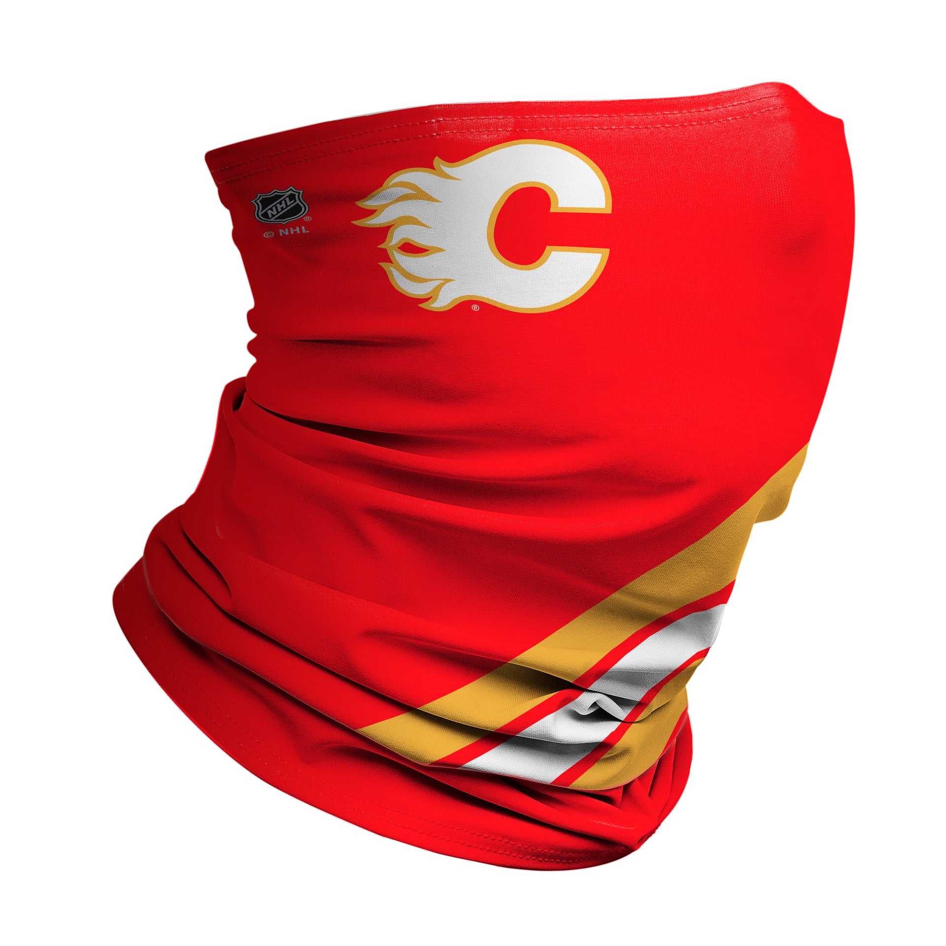 Calgary Flames: Logo Stripe Winter Gaiter - View 1