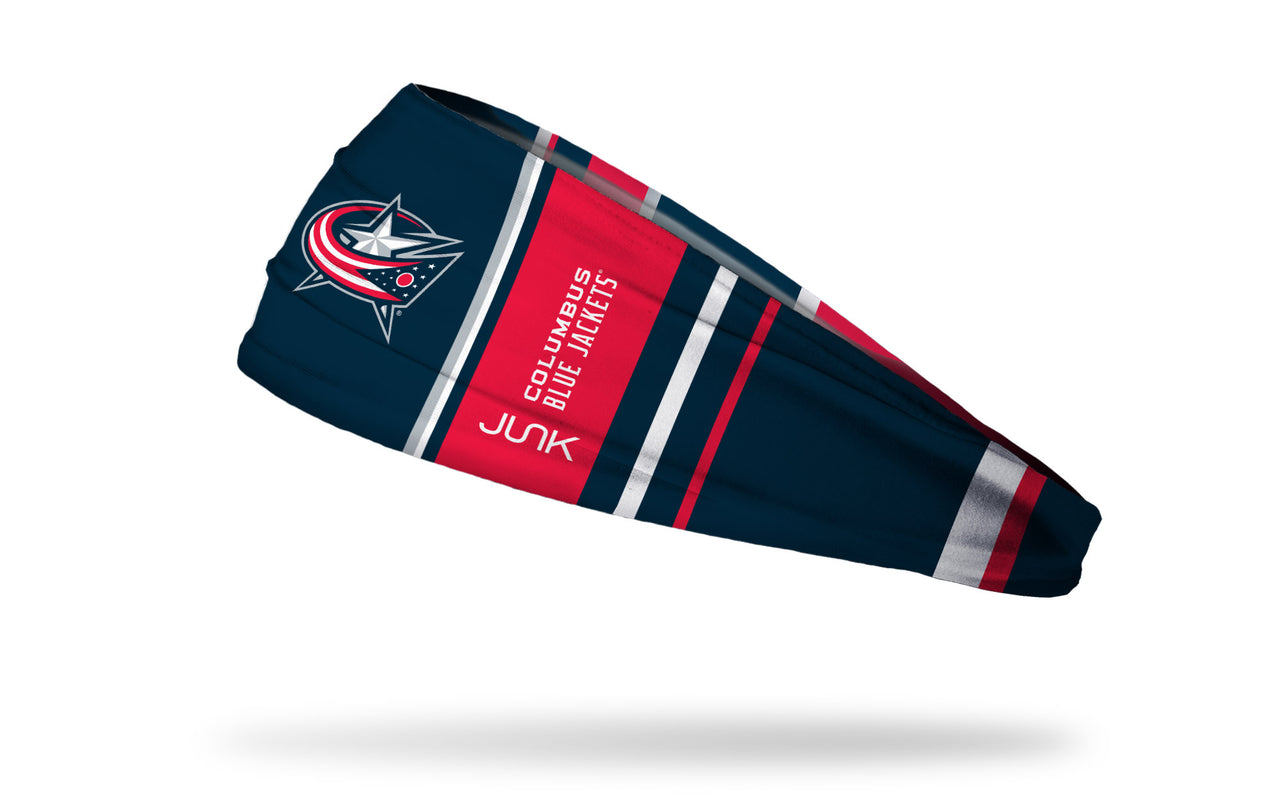 Columbus Blue Jackets: Bar Down Headband - View 1