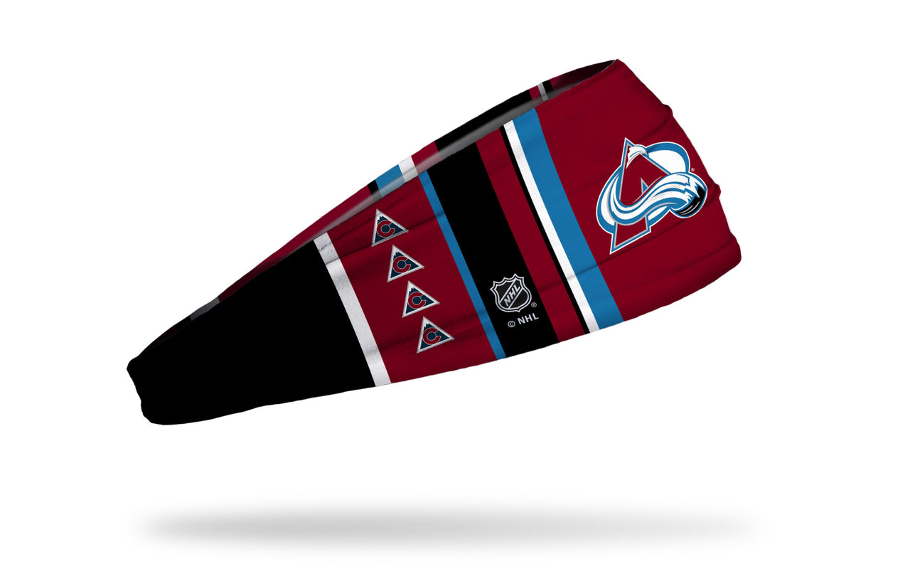 Colorado Avalanche: Bar Down Big Bang Lite Headband - View 2