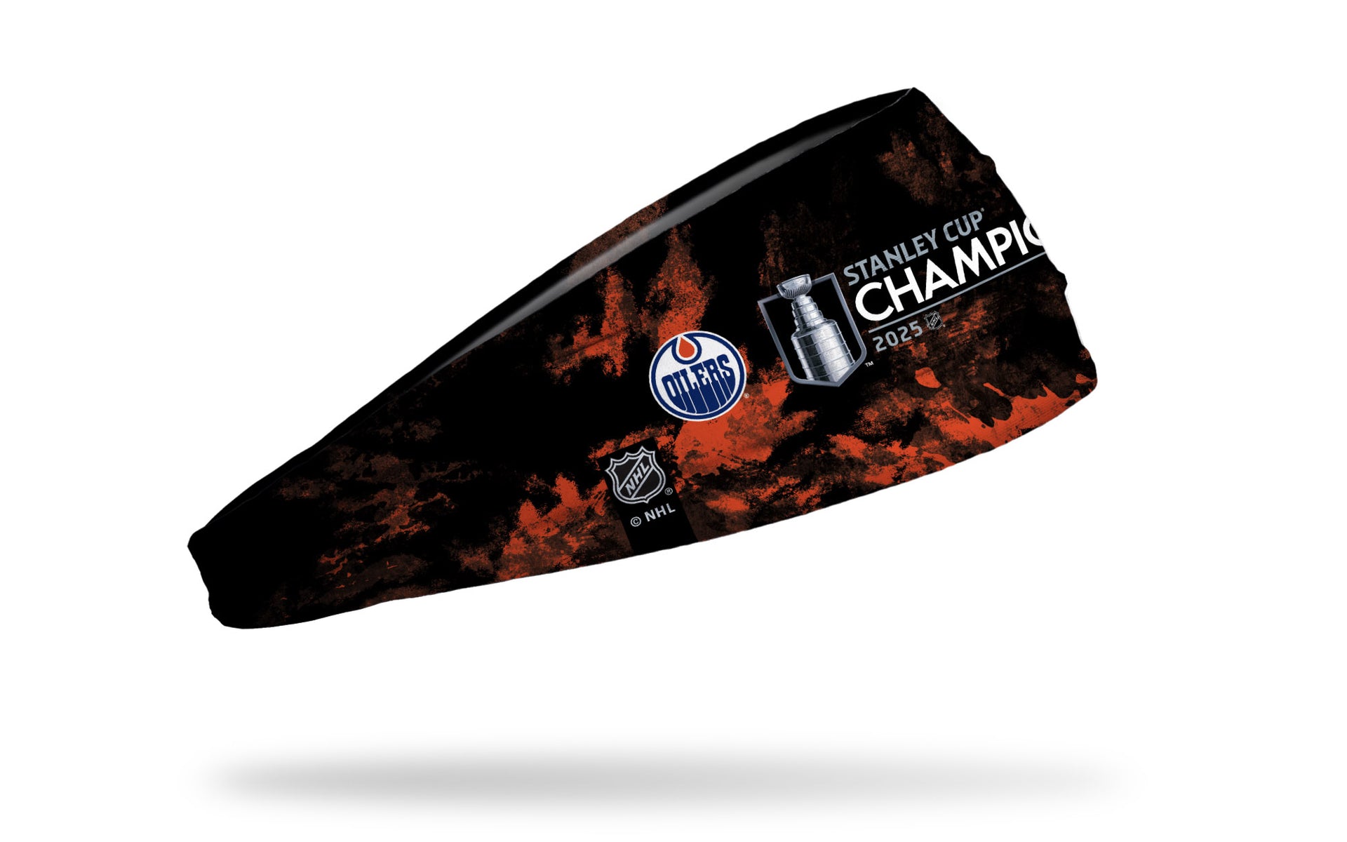 Edmonton Oilers: Stanley Cup Champion Big Bang Lite Headband - View 2