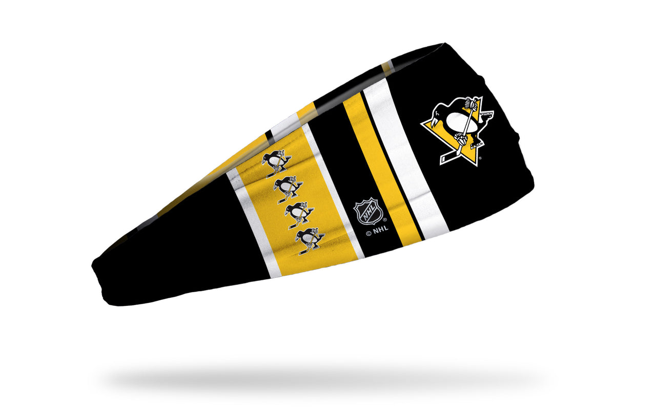 Pittsburgh Penguins: Bar Down Big Bang Lite Headband - View 2