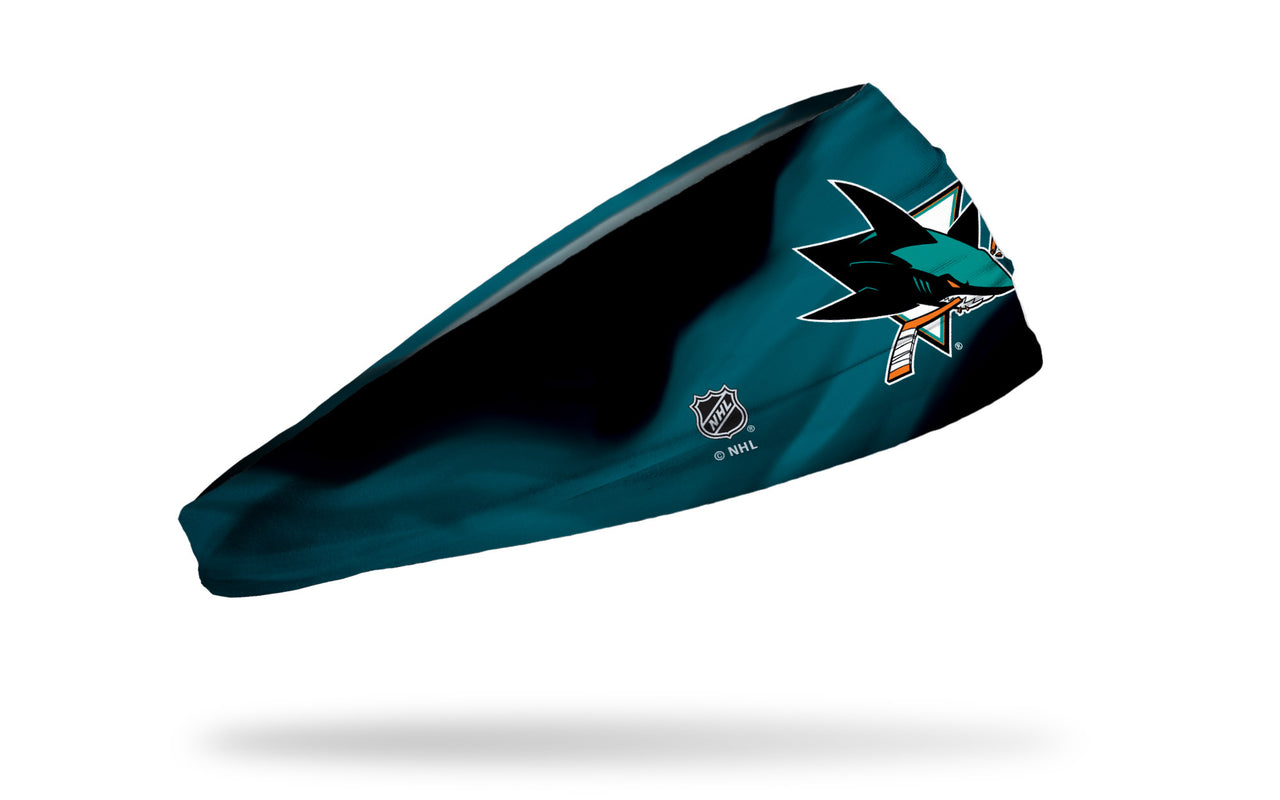 San Jose Sharks: Faceoff Big Bang Lite Headband - View 2