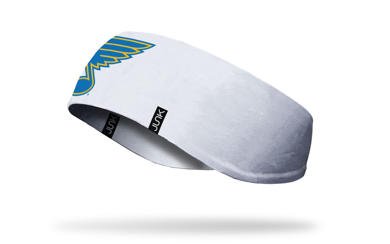 St. Louis Blues: Logo White Ear Warmer - View 1