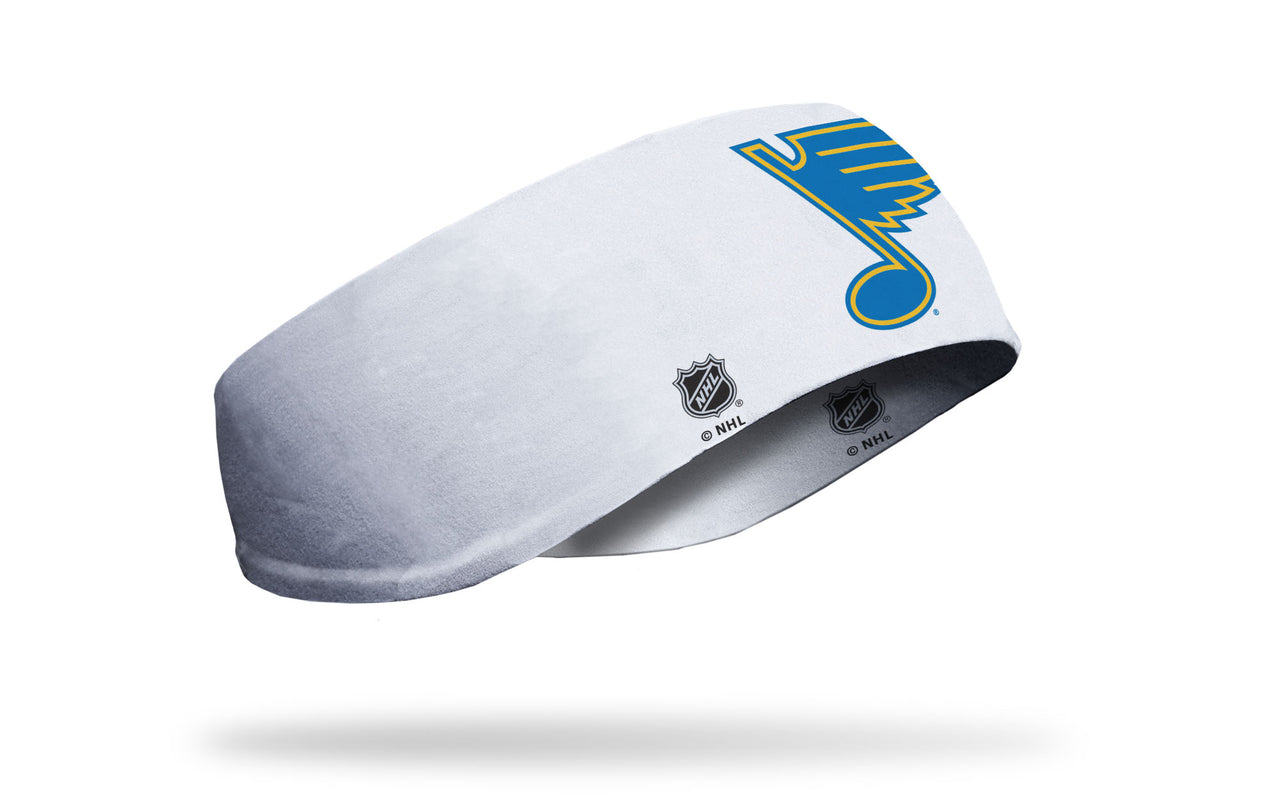 St. Louis Blues: Logo White Ear Warmer - View 2