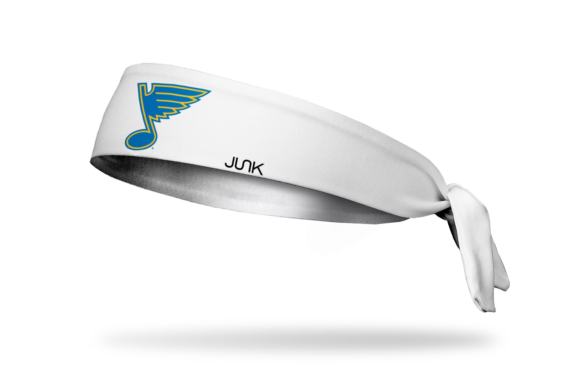 St. Louis Blues: Logo White Flex Tie Headband - View 1