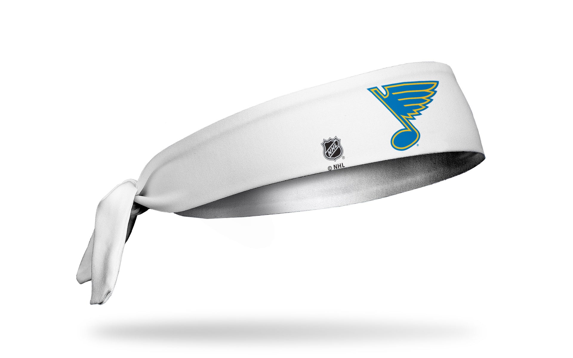 St. Louis Blues: Logo White Flex Tie Headband - View 2