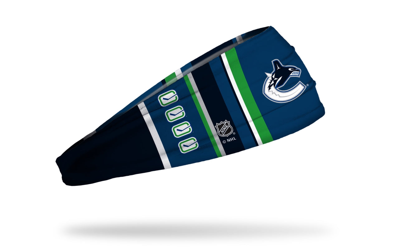 Vancouver Canucks: Bar Down Headband - View 2