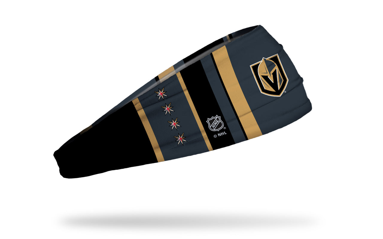 Vegas Golden Knights: Bar Down Big Bang Lite Headband - View 2