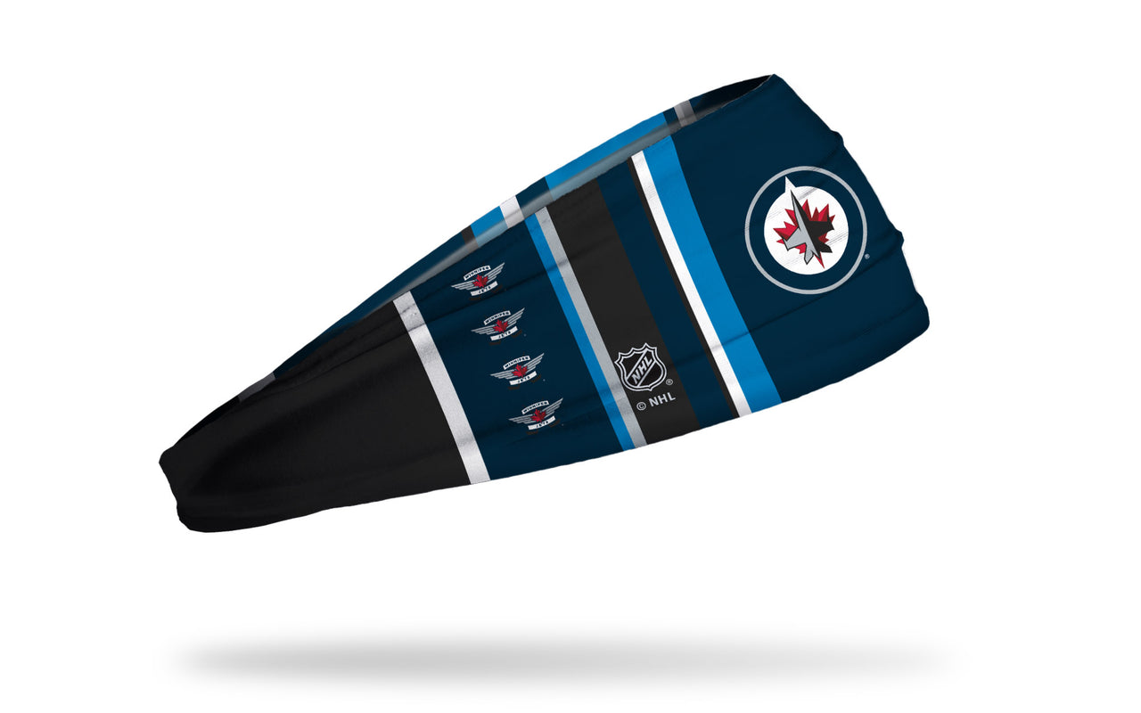 Winnipeg Jets: Bar Down Headband - View 2