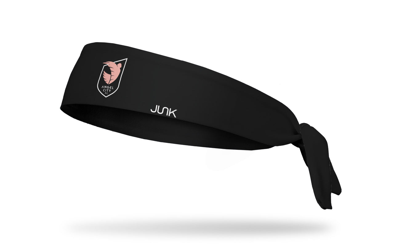 Angel City FC: Logo Black Flex Tie Headband - View 1
