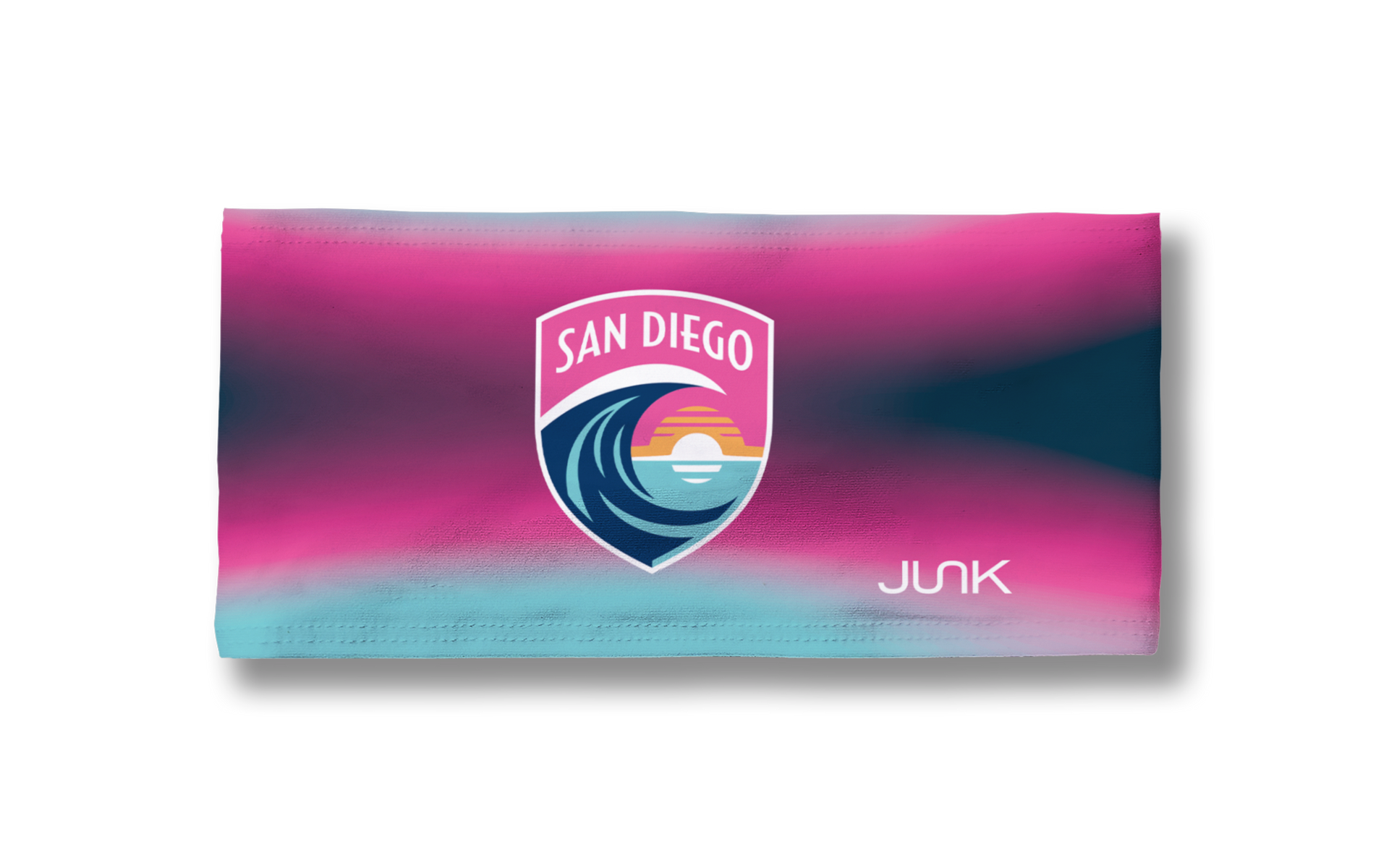 San Diego Wave: Textured Gradient Big Bang Lite Headband - View 3
