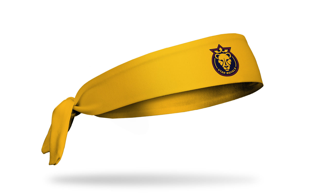 Utah Royals: Logo Yellow Flex Tie Headband - View 2