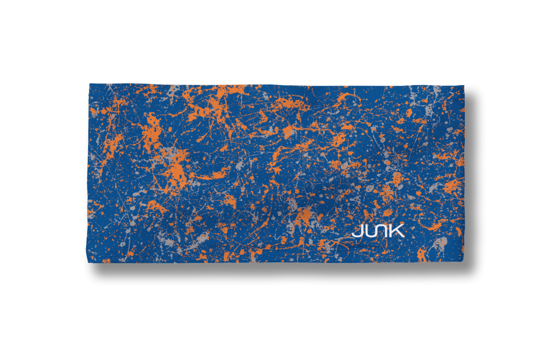 Blue Orange Gray Splatter Big Bang Lite Headband - View 3