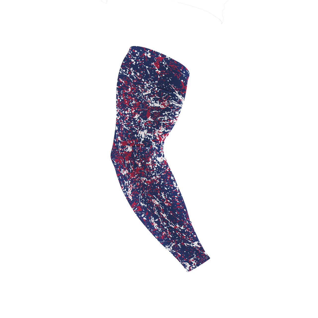 Patriotic Paint Splatter Arm Sleeve - View 2
