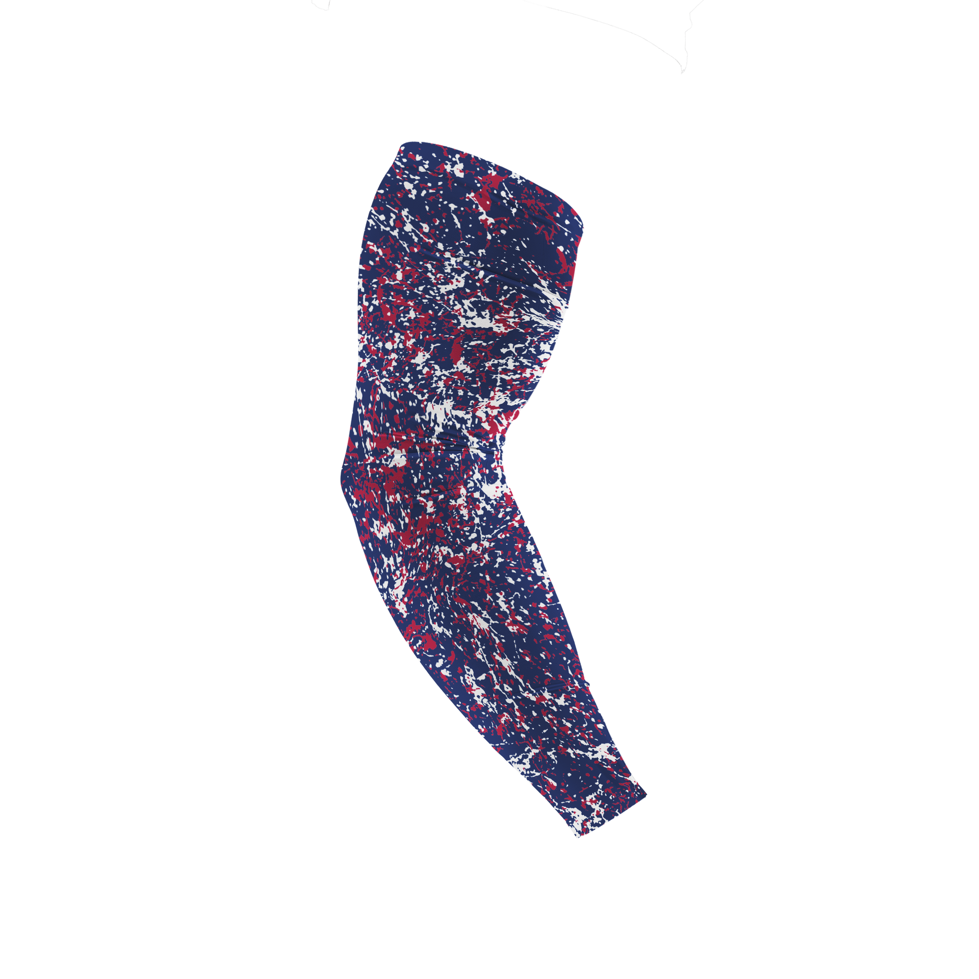 Patriotic Paint Splatter Arm Sleeve - View 2