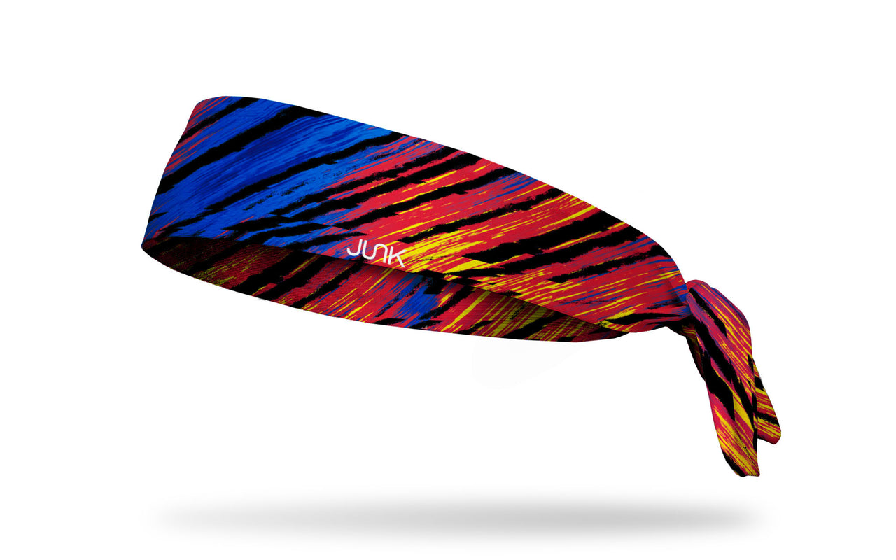 Saja Stripes Flex Tie Headband - View 1