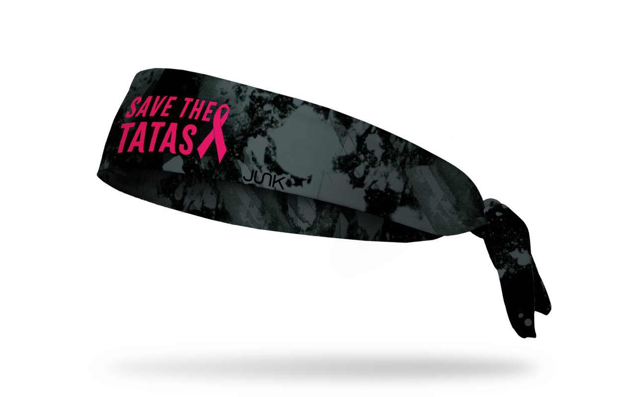 Save the Tatas Tie Headband - View 1